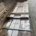 Ca. 32x Douglas Wisselsponning/Halfhoutsrabat, 18x185mm, lengte 22/300